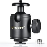 Photo ball, tripod ball head for camera mounting 360 swivel with hot shoe mount, adapter ball head mount ...