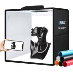 Photography softbox, 12''x12'' softbox, dimmable photo studio kit with cri ¿97 white lighting 120 led ... Photography softbox, 12''x12'' softbox, dimmable photo studio kit with cri ¿97 white lighting 120 led ...