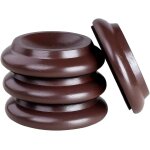 Piano casters floor pads wheels pads non - slip floor pads for sofa bed wheels brown