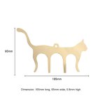 Piano musique note dossier en m�tal en forme de chat page pince papier livre note clips clip signet page ...