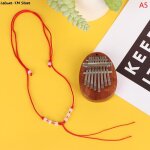 Piano a pouce 8 tons kalimba, plaque mini kalimba, piano a doigts et cravate rouge 1 pice