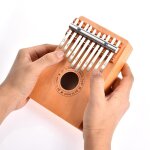 Piano a pouce en bois de pin, 10 touches, instrument de musique kalimba pour enfants, jouets pour enfants, ...