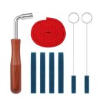 Piano tuning tool set tuning stop tape cl a instruments de musique accessoires bleu 8pcs / set