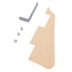 Pickguard de guitare cr�me plaque de protection monocouche pickguard pour pi�ces de guitare lp