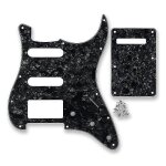 Pickguard scratch plate guitar back plate set pour partie de guitare electrique (4ply)