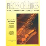 Georg friedrich h�ndel : pi�ces c�l�bres vol. 2 - recueil saxophone alto et piano 9790046290374 al29037 ...