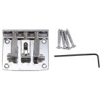 Pi�ces de guitare : chevalet r�glable 3 cordes chrom�es argent�es