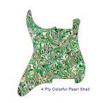 Pièces de guitare de qualité, pour gaucher, pickguard, 4 trous, matériau vierge pour style strat - type ... Pièces de guitare de qualité, pour gaucher, pickguard, 4 trous, matériau vierge pour style strat - type ...