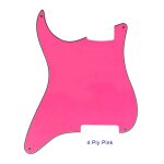 Pièces de guitare de qualité, pour gaucher, pickguard, 4 trous, matériau vierge pour style strat - type ... Pièces de guitare de qualité, pour gaucher, pickguard, 4 trous, matériau vierge pour style strat - type ...