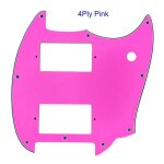 Pices de guitare pour - squier bullet mustang whit paf humbucker pickups, pickguard, options multicolores ...