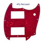 Pices de guitare pour - squier bullet mustang whit paf humbucker pickups, pickguard, options multicolores ...