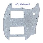 Pices de guitare pour - squier bullet mustang whit paf humbucker pickups, pickguard, options multicolores ...