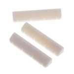 Pi�ces de rechange pour ukulele, 3x ecrou fendu blanc pour accessoires de guitare a 4 cordes