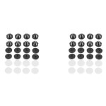 Pieds de pied en alliage d'aluminium (pas en bois naturel), 16 ensembles de pointes, clous coniques au ...