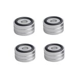 Pied d'amplificateur entirement en aluminium usin, 4 pices, 40 * 20mm, chssis pc, haut - parleur, ...