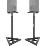 Pieds d'enceintes - support enceinte - support haut - parleur avec hauteur rglable de 66 cm a 132 cm ...