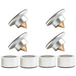Pieds de haut - parleurs en alliage d'aluminium  forte absorption des chocs, kit super rsistant