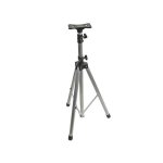 Pied pour haut - parleur - finition metal gris Pied pour haut - parleur - finition metal gris