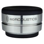 Pied d isolation acoustique pour enceintes iso acoustics orea graphite noir et gris