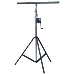 Pied lumi�re acier � treuil - 1. 75m � 4. 00 m 85 kgr de charge