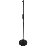 Pied de micro r�glable en hauteur base ronde 25cm - shure by gator asg sh - rbmicstand10