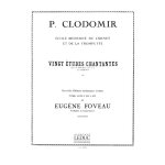 Pierre - fran�ois clodomir : etudes chantantes(20) - recueil trompette 9790046024665 al2466
