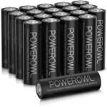 Piles rechargeables aa 2800mah 1, 2v nimh batterie rechargeable 1200 cycles haute capacit (20aa)