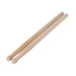 Pilons en bois 2pcs smooth surface drumsticks waist drum attachment