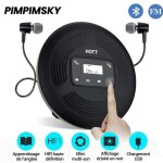 Pimpimsky lecteur cd portable , haut - parleurs hifi intgrs , bluetooth 5. 0 , transmetteur fm , 3, ...