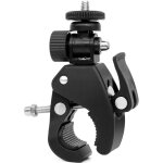 Super pince pour camra, dgagement rapide, barre de serrage pour vlo, tte de trpied pour camra lgre, ...