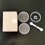 Pince de nettoyage pour disque vinyle lp, poigne en aluminium, protecteur pour tiquette d'enregistrement, ...