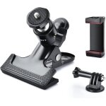 Pince porte rflecteur en mtal, pince  ressort de studio photo avec tte rotule pivotante  360 support ...