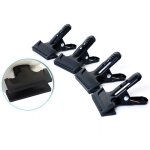 Pinces de support de fond en mtal pour photographie , manchon de protection en caoutchouc, toile de ...