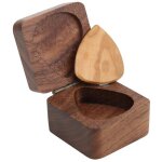Pioches de guitare en bois support de boîtier conteneur cubique plectrum boîte de rangement parties de ... Pioches de guitare en bois support de boîtier conteneur cubique plectrum boîte de rangement parties de ...