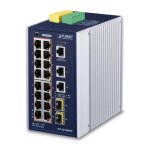 Planet igs - 20160hpt - switch - l3 - managed - 16 x 10 / 100 / 1000 (poe + ) + 2 x 10 / 100 / 1000 + ...