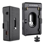 Plaque d'adaptateur de batterie en métal de chargeur de batterie np - f avec dc12v dc8v usb - c 30w pd ... Plaque d'adaptateur de batterie en métal de chargeur de batterie np - f avec dc12v dc8v usb - c 30w pd ...