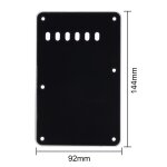 Plaque arrière pour guitare electrique, 6 trous, tremolo, pièces et accessoires Plaque arrière pour guitare electrique, 6 trous, tremolo, pièces et accessoires