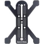 Plaque de base quadrupde  dgagement rapide pour appareil photo reflex numrique, camra de cinma, ...