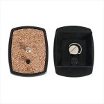 Plaque de dgagement rapide pour appareil photo dslr, adaptateur de tte de trpied avec vis 1 / 4 pour ...