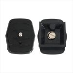 Plaque de dgagement rapide pour appareil photo dslr, adaptateur de tte de trpied avec vis 1 / 4 pour ...