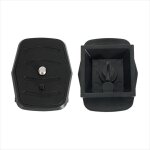 Plaque de dgagement rapide pour appareil photo dslr, adaptateur de tte de trpied avec vis 1 / 4 pour ...