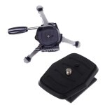 Plaque de dgagement rapide universelle pour trpied qb - 4w, adaptateur de vis pour appareil photo yunteng ...