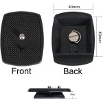 Plaque fixation pour trpied universelle, plateau rapide tte de trpied, pour trpieds d'appareil photo ...