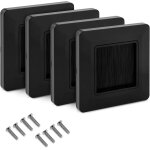 Plaque murale brosse - lot de 4x passe - cble murale sortie connecteur audio vido - prise encastrable ...