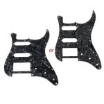 Plaque de rayure pickguard de guitare electrique pour fender strat parts 3ply Plaque de rayure pickguard de guitare electrique pour fender strat parts 3ply