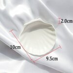 Plat en cramique shell - simulation de plat en cramique, tranches de citron et cubes de glace pour ...