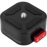 Plateau de fixation rapide pour appareil photo, pince fixation rapide en alliage d'aluminium adaptateur ... Plateau de fixation rapide pour appareil photo, pince fixation rapide en alliage d'aluminium adaptateur ...