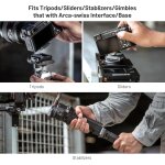 Plateau de fixation rapide arca - swiss, montage multi - directionnel, compatible avec sony, canon, nikon ... Plateau de fixation rapide arca - swiss, montage multi - directionnel, compatible avec sony, canon, nikon ...