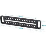 Plateau  fromage long 1 / 4   - 20 plate - forme de montage pour kit de cage pour appareil photo dslr ...