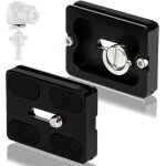 Plateau rapide plaque de dégagement rapide universel en aluminium pu - 50 avec vis 1 / 4 pouce pour appareil ... Plateau rapide plaque de dégagement rapide universel en aluminium pu - 50 avec vis 1 / 4 pouce pour appareil ...